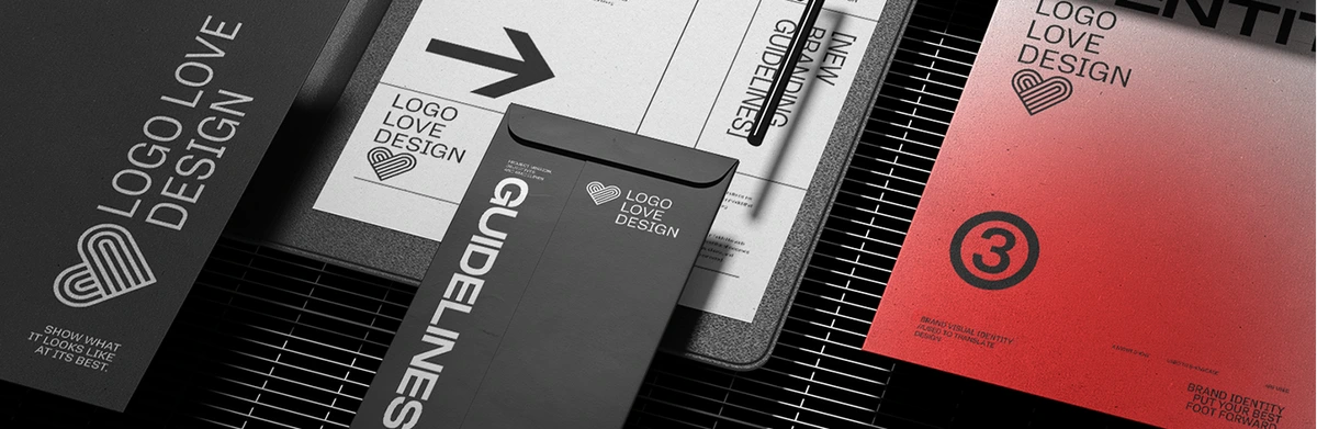 Identyfikacja wizualna — księga znaku, wizytówki i materiały marki